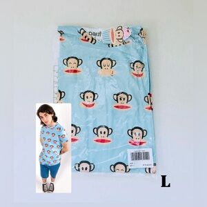 Cakeworthy X Paul Frank Blue Julius AOP T-Shirt Unisex Size L